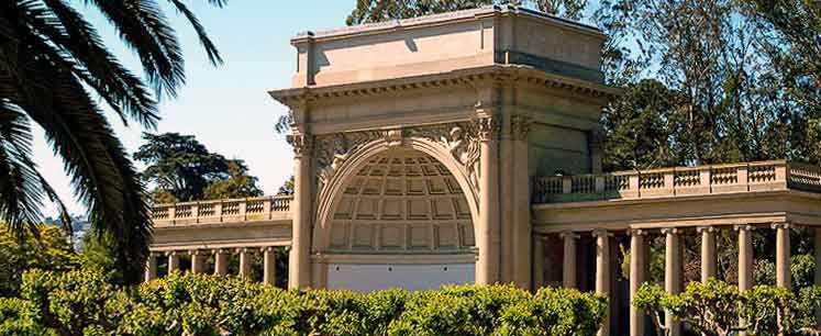 Spreckels Temple of Music at Music Concourse in Golden Gate Park
