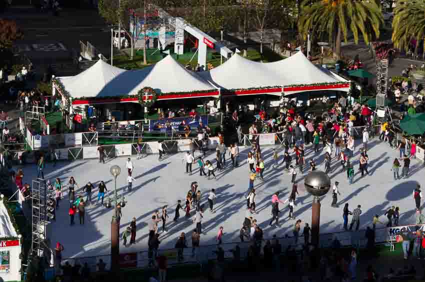 Ice Skating on Union Square