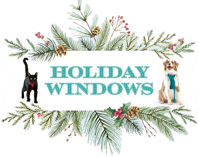 SPCA & Macy's logo for Holiday Windows